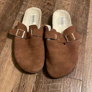 Nicole Miller Fuzzy Mules